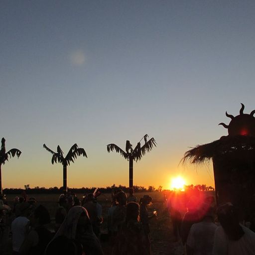 Sunday at Sunset Island.Burning Seed Festival.