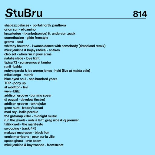 #814 NEW MICK JENKINS | CLEO SOL | MAD REY | RUN THE JEWELS | AL WOOTTON | WEN | KNXWLEDGE | ...