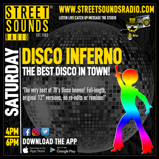 Disco Inferno on Street Sounds Radio 1600-1800 06/01/2024