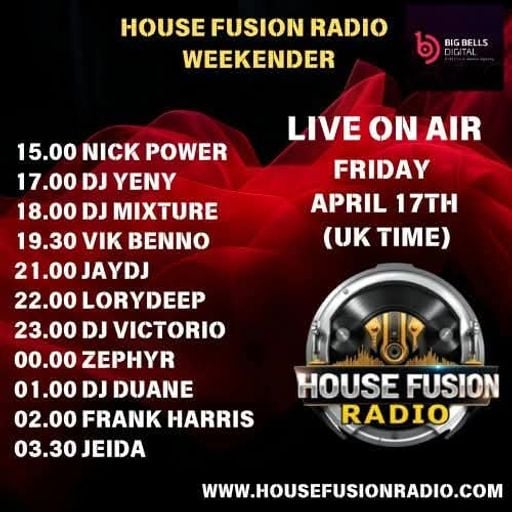 House Fusion Radio "Midnight Vibes #80" Friday, Apr. 17th, '26