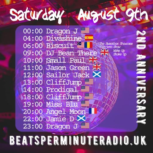 Biscuit- Beats Per Minute Radio 2nd Anniversary- Saturday Pajama Show 9.8.2025