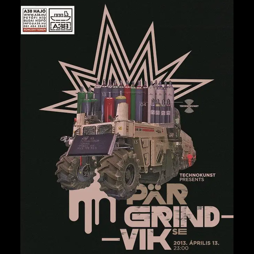 Pär Grindvik at "Technokunst" @ A38 Hajó (Budapest - Hungary) - 13 April 2013
