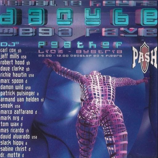 AWeX LIVE & Carl Cox & Steve Stoll at Danube Mega Rave (Linz-Austria) - 6 April 1996