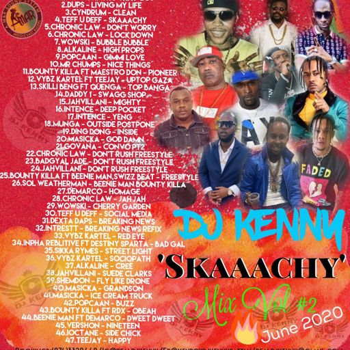 DJ Kenny - Skaaachy Vol. 2 (Dancehall Mix 2020 Ft Teff U Deff, Dups, Popcaan, MIST, Intence)