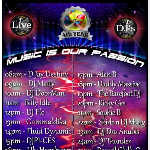 The Massive Dynamic Radio Show (8th August 2019) MGR 4th Birthday Celebration