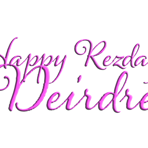 Happy Rezday Deirdre