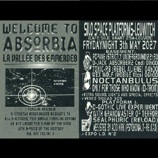 D-Jack at "Welcome To Absorbia" (Brussels - Belgium) - 14 March 1998