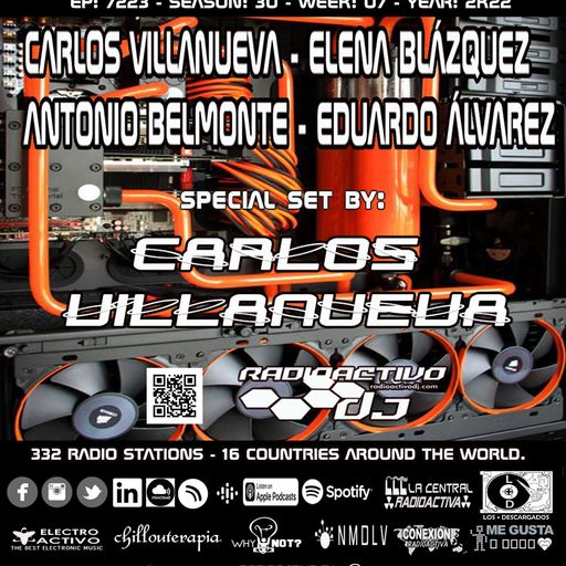 RADIOACTIVO DJ 07-2022 BY CARLOS VILLANUEVA, ANTONIO BELMONTE Y EDUARDO ÁLVAREZ