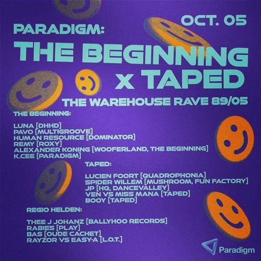 Rabies at "The Beginning x Taped Warehouse Rave" @ Paradigm (Groningen - NL) - 5 October 2019