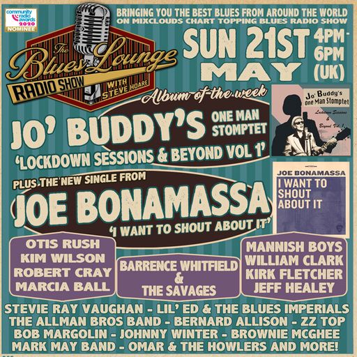 The Blues Lounge 28th May 2023 - Album of the Week Jo Buddy's One Man Stomptet