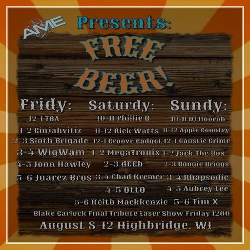 dEEb & MC Phillie B @ Even Further, FREE BEER #AME (8/10/19)