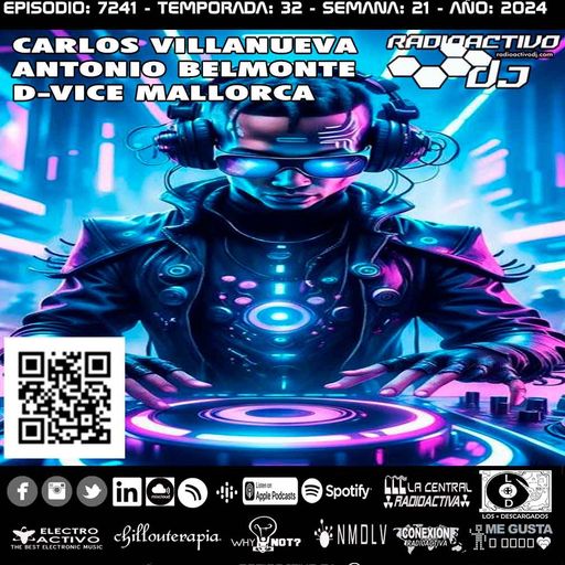 Radioactivo DJ 21-2024 Carlos Villanueva, Antonio Belmonte & D-Vice Mallorca