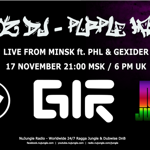 Purple Haze Show - MOZDJ (17 November 2017) @ NuJungle.Com Live from DIY BAR (Minsk)