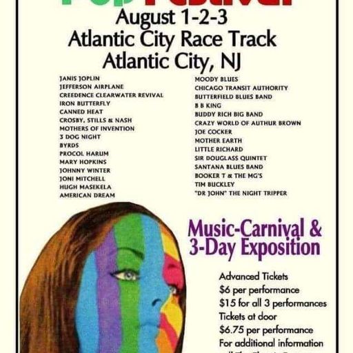 ATLANTIC CITY POP FESTIVAL 1969