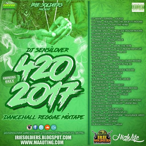 DJ Sensilover - 420 (Reggae & Dancehall Mixtape 2017)