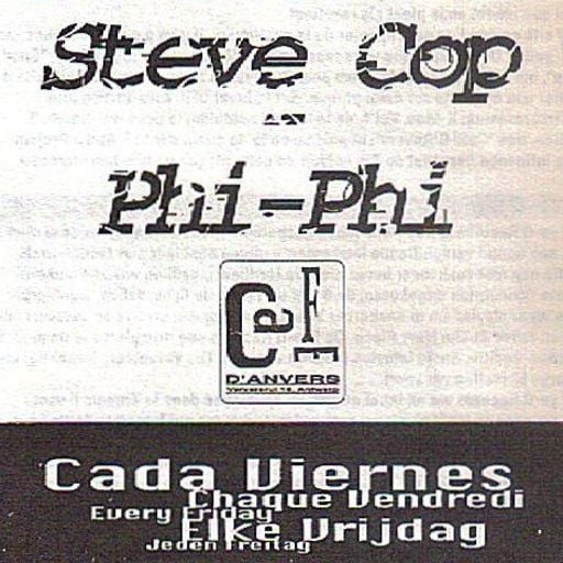 Phi-Phi & Steve Cop at "W&LT Party" @ Café d'Anvers (Antwerpen-Belgium) - 24 June 1995