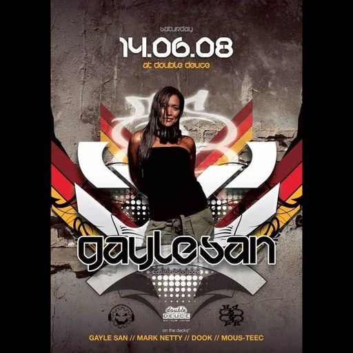 Gayle San at Double Deuce (Foetz-Luxemburg) - 14 June 2008