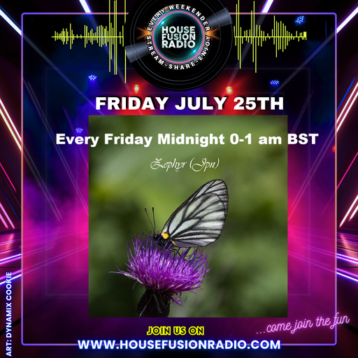 House Fusion Radio "Midnight Vibes #50" Friday, July 25th, '25