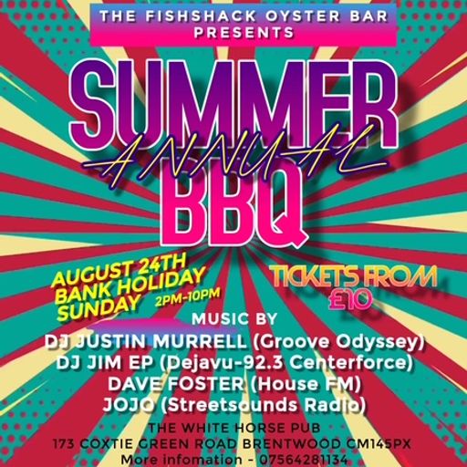 The Fishshack Oyster Bar Annual BBQ Live 24/08/2025