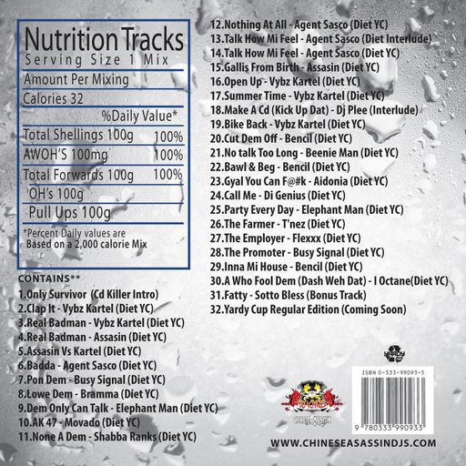 Chinese Assassin - Diet Yardy Cup (Dancehall Mix CD 2011)
