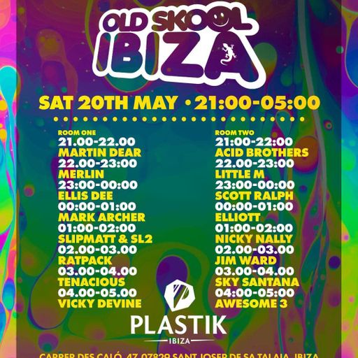 Martin Dear - Live at Slip Back in Time Old Skool Ibiza (Plastik Ibiza Sat 20th May 2023)