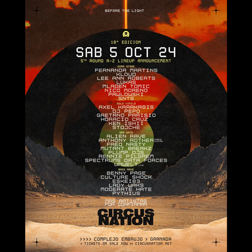 Gaetano Parisio (Vinyl Set) at Circus Nation (Granada-Spain) - 5 October 2024