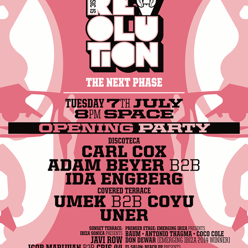 CARL COX - LIVE at MUSIC IS REVOLUTION OPENING at SPACE - JULY 7th 2015