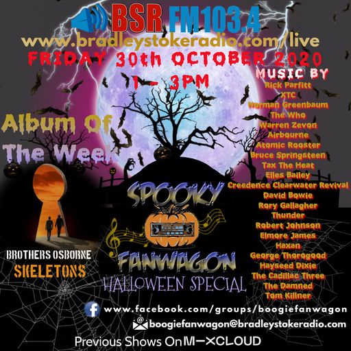SPOOKY FANWAGON. Boogie Fanwagon Halloween Special 30th October 2020