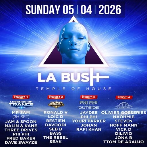 Mr Sam at "Legends of Trance" @ La Bush (Esquelmes-Belgium) - 5 April 2026
