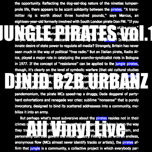 Jungle Pirates vol.1 - DJNJD b2b DJ URBANZ