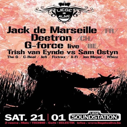 Deetron at "Liège Is Alive" @ Soundstation (Liège - Belgium) - 21 January 2006