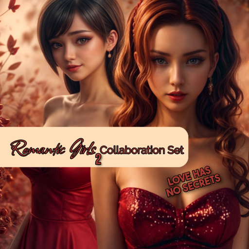 Romantic Girls Collaboration Set "Love has no Secrets 2" by Daria&Sofia