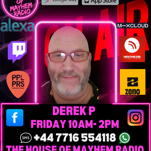 Derek P Friday Bonkers show 27-06-25