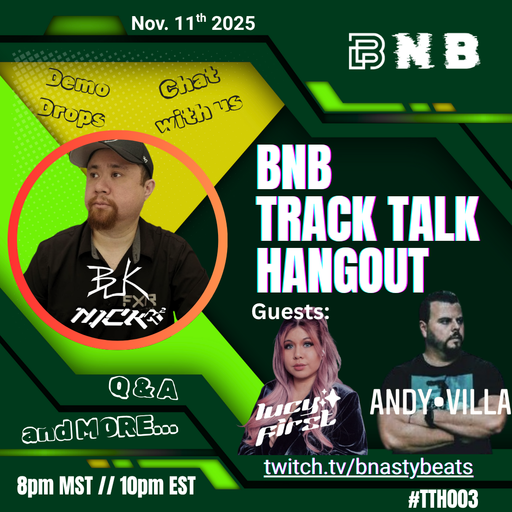 Track Talk Hangout #TTH003 w/ Nick K2 , Andy Villa and Lucy First