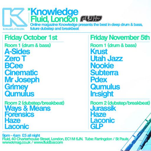 BCee at Fluid on October 1st Promo Mix