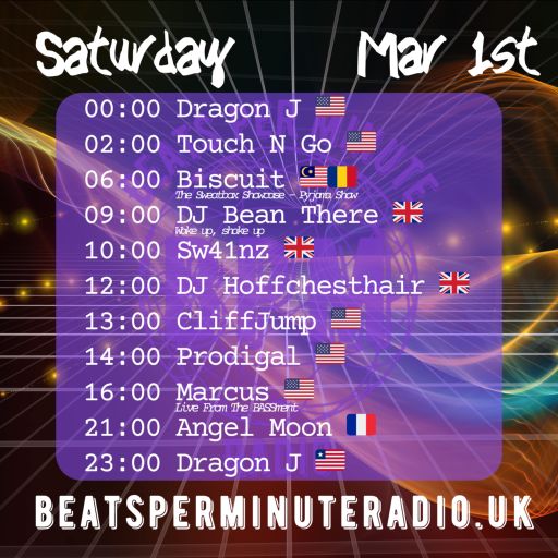 Biscuit- Saturday Pajama Show- Live on Beats Per Minute Radio 1.3.2025.