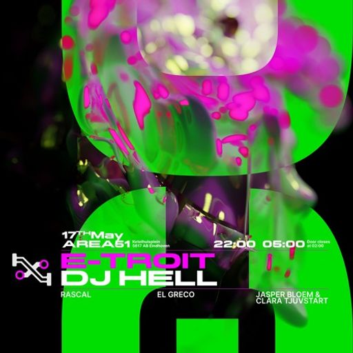 DJ Hell at "E-TROIT x DJ HELL" @ Area 51 (Eindhoven - NL) - 17 May 2024