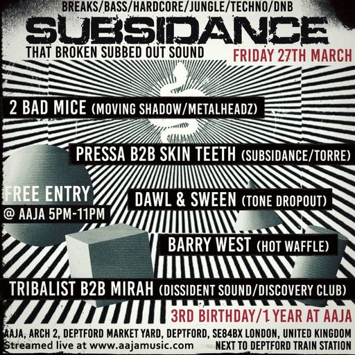 Pressa - The Subsidance Show feat. Sween (Tone Dropout) - Sub FM - 13.03.2020