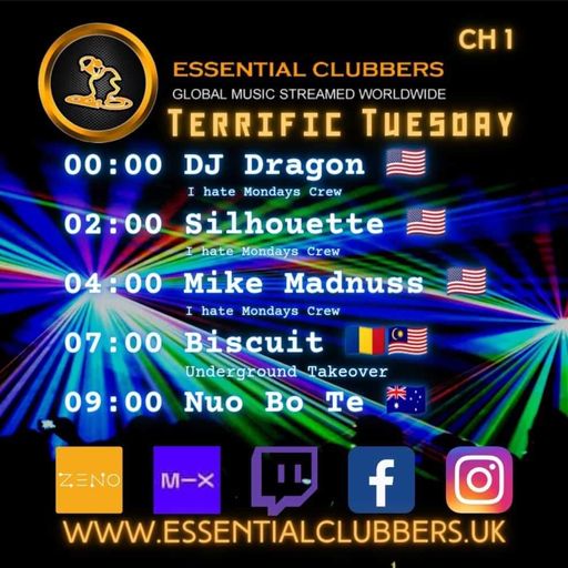 Biscuit-Underground Takeover Tuesday-Drum and Bass-Live on Essential Clubbers Radio 25.7.2023