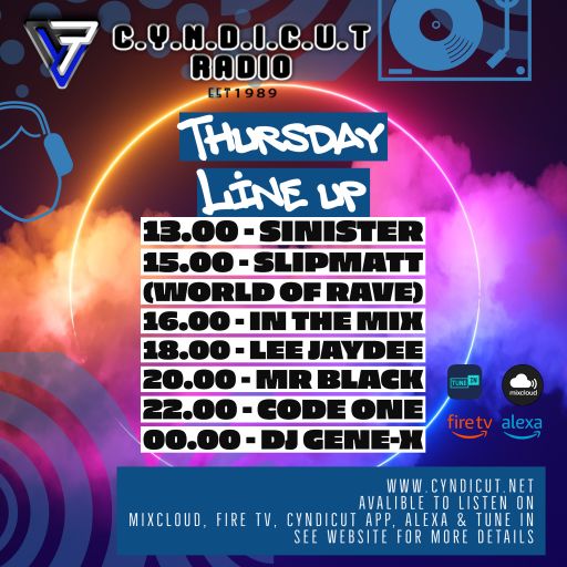 Dj-Sinister - Live On Cyndicut Radio - 31-08-2023