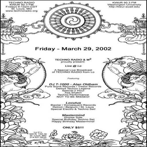 Alan Oldham (DJ T-1000) at Lo (St Louis - USA) - 29 March 2002