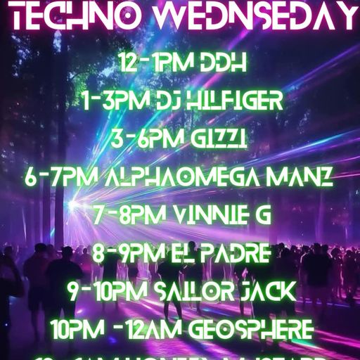 TECHNO WEDNESDAY ON ZIRCON RADIO 19 02 25