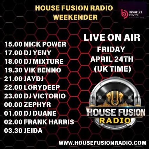 House Fusion Radio "Midnight Vibes #81" Friday, Apr. 24th, '26