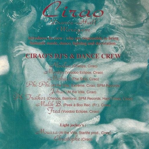 Nicolas at "Trance Vibrations" @ Cirao (Waregem - Belgium) - 11 June 1994