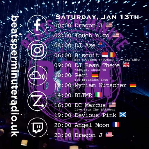 Biscuit-Saturday Pajama Show Live from Bali-Beats Per Minute Radio 13.1.2024