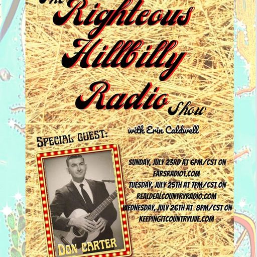 2023-08-29 The Righteous Hillbilly Radio Show with Don Carter