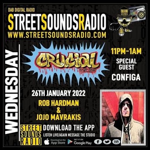 The Crucial Hip Hop Show with Rob Hardman & Jojo Mavrakis 2300-0100 26/01/2022