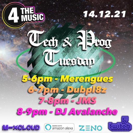 Dubpl8z - 4 The Music Exclusive - Techno Tuesday - 14-12-2021