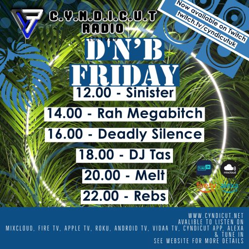 Dj-Sinister - Live On Cyndicut Radio - 20-06-2025
