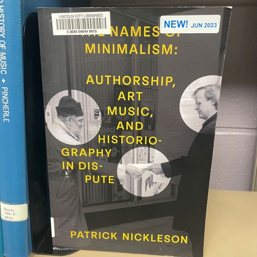 Polley  Music Library Show: The Names of Minimalism